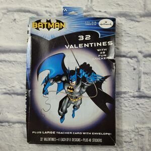 Vintage Unopened Batman Hallmark Valentines BOX HAS ISSUES